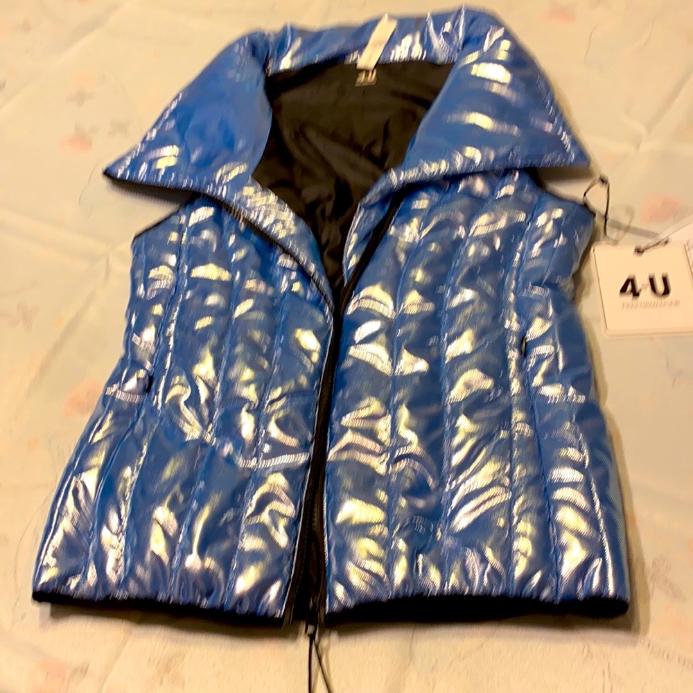 Rave Shimmer puff vest